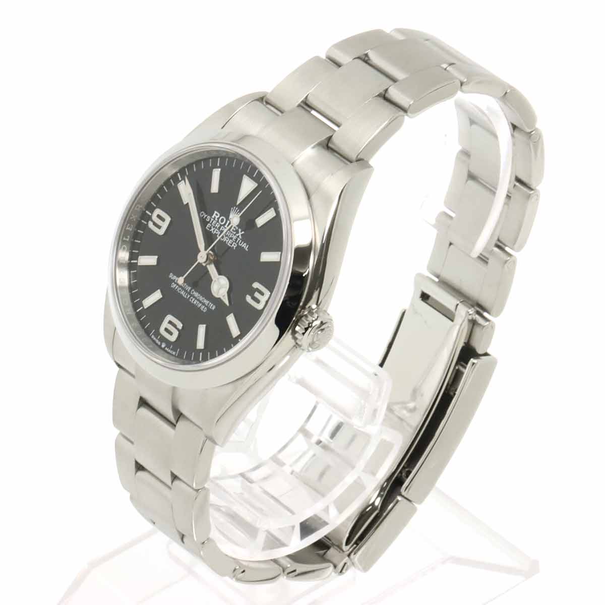 Explorer 1 124270 Serial Random Automatic Black Dial Mens Watch