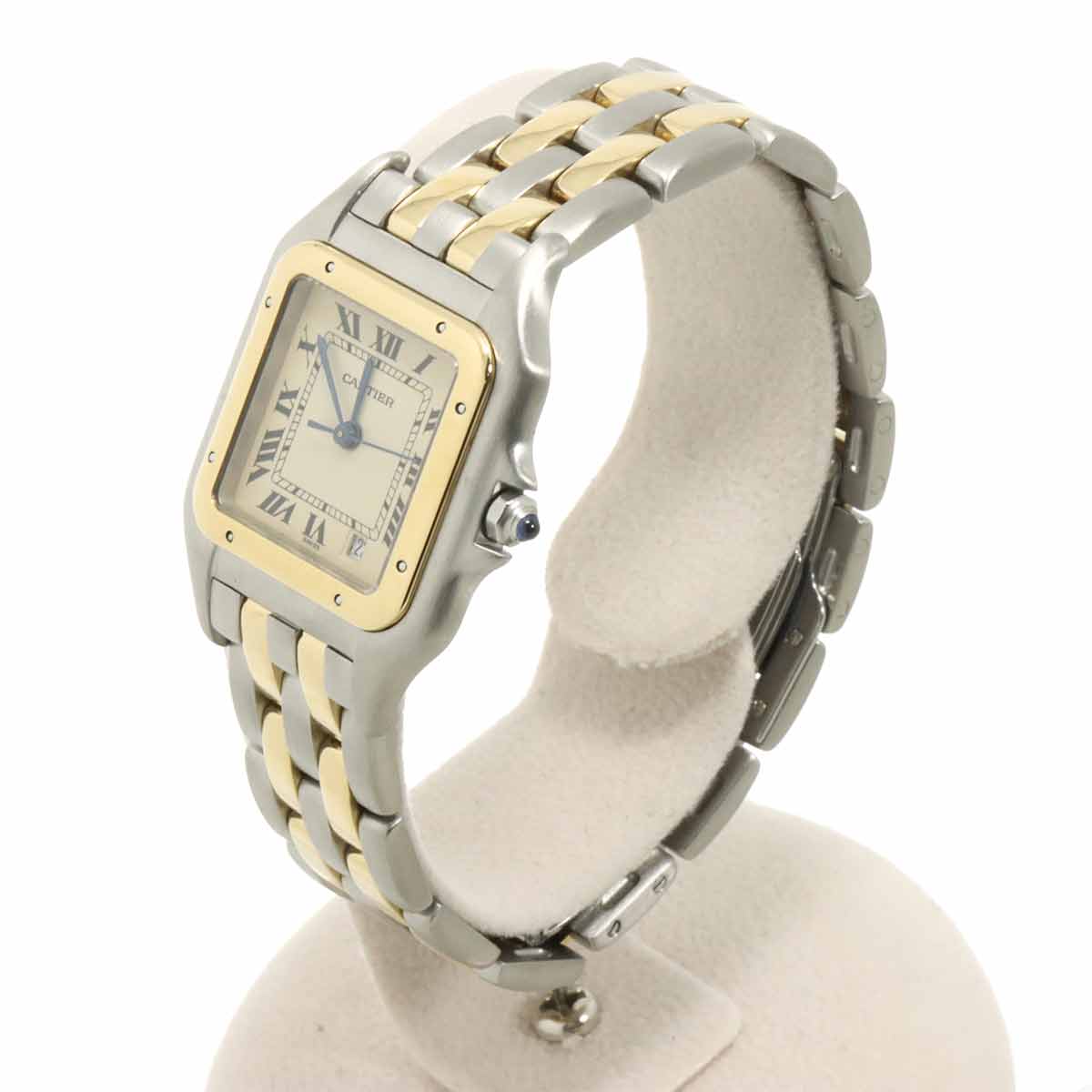 Panthere MM 2Row 83083242 YG Quartz Date Cream Dial Boys