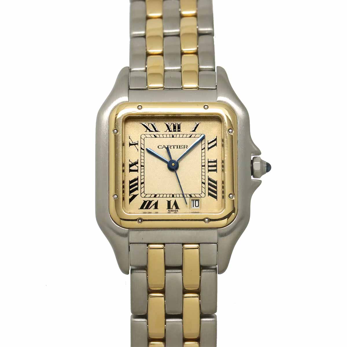 Panthere MM 2Row 83083242 YG Quartz Date Cream Dial Boys