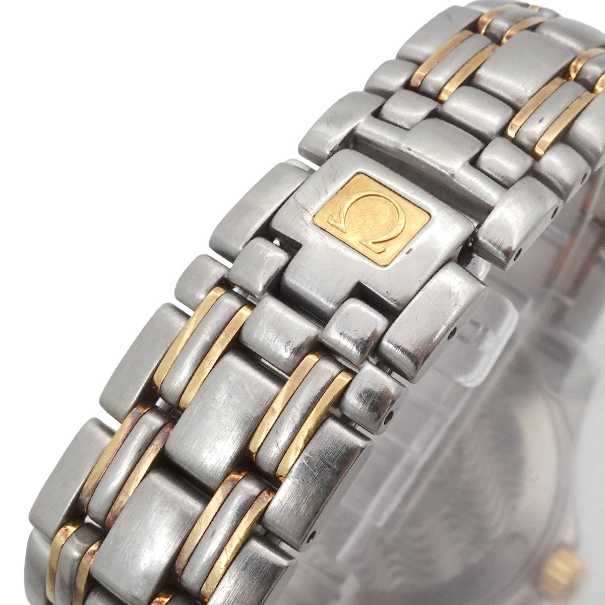 Seamaster 120 2311.10 Date YG Quartz Gold Dial Mens Watch