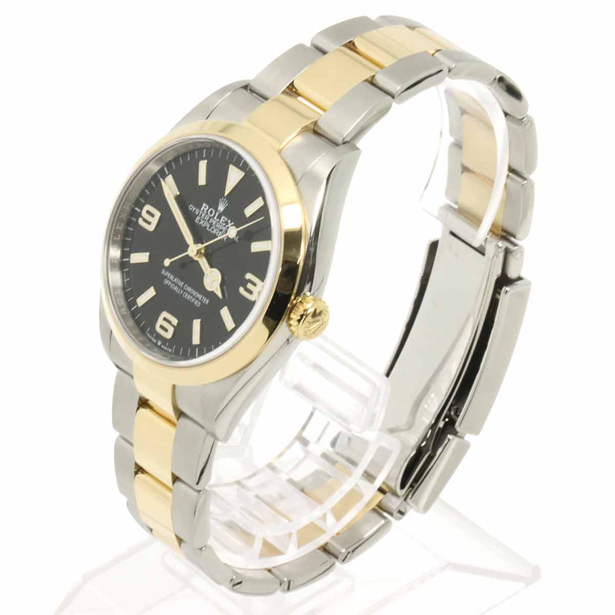 Explorer 1 124273 Serial Random Automatic Black Dial K18YG
