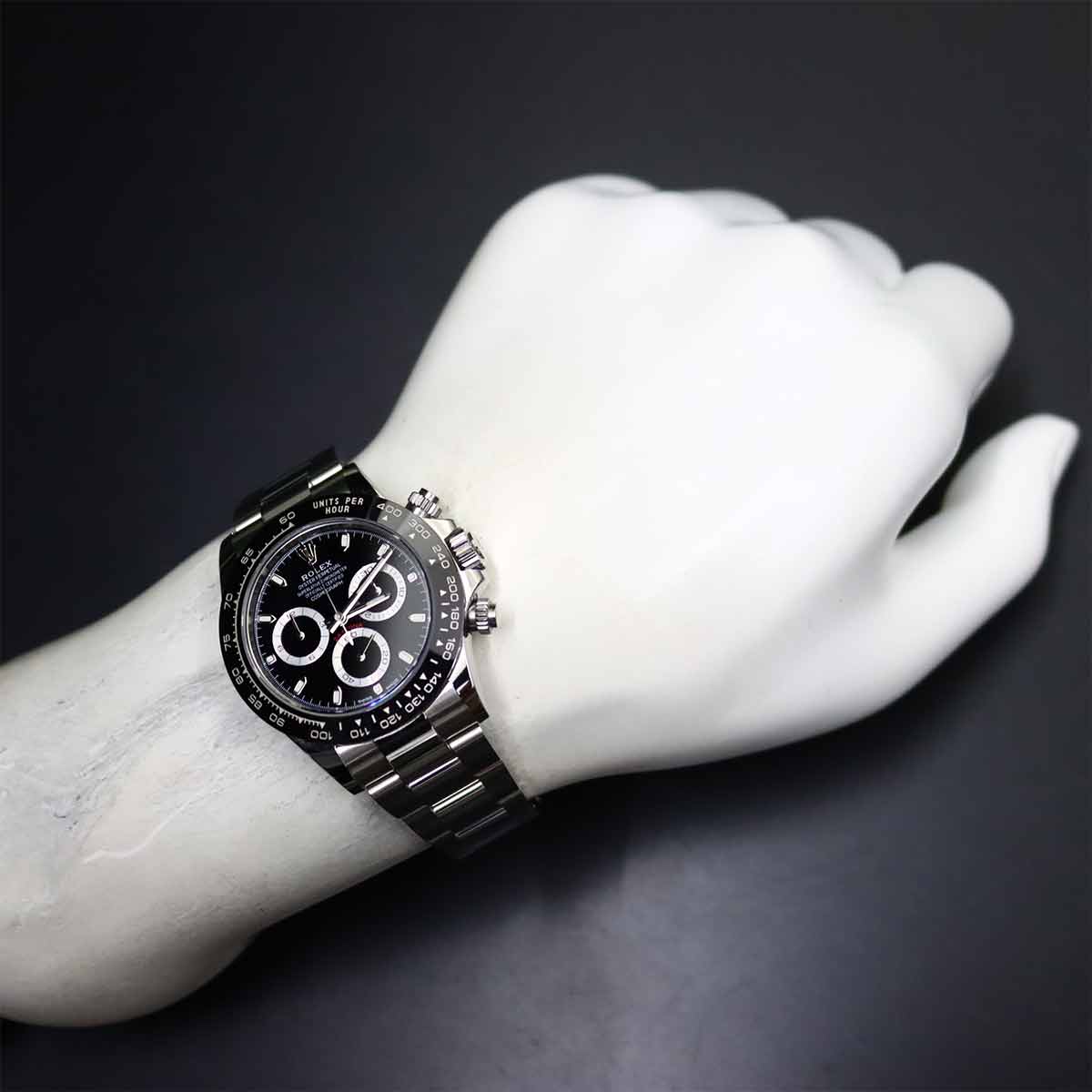Daytona 116500LN Serial Random Chronograph Black Dial Mens