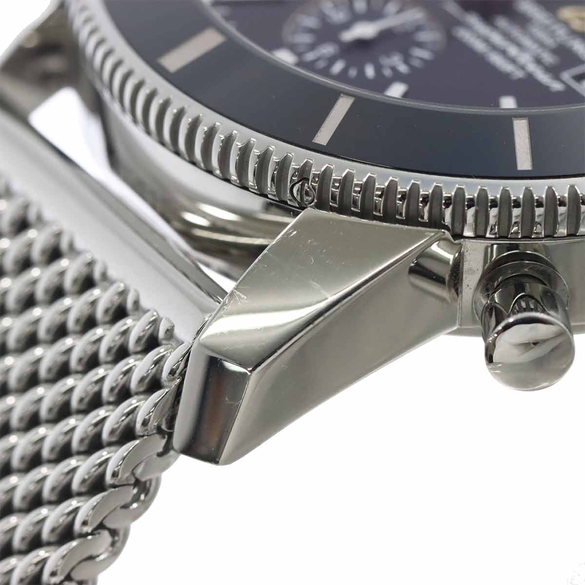 Super Ocean Heritage II A13312 Date Automatic Black Dial