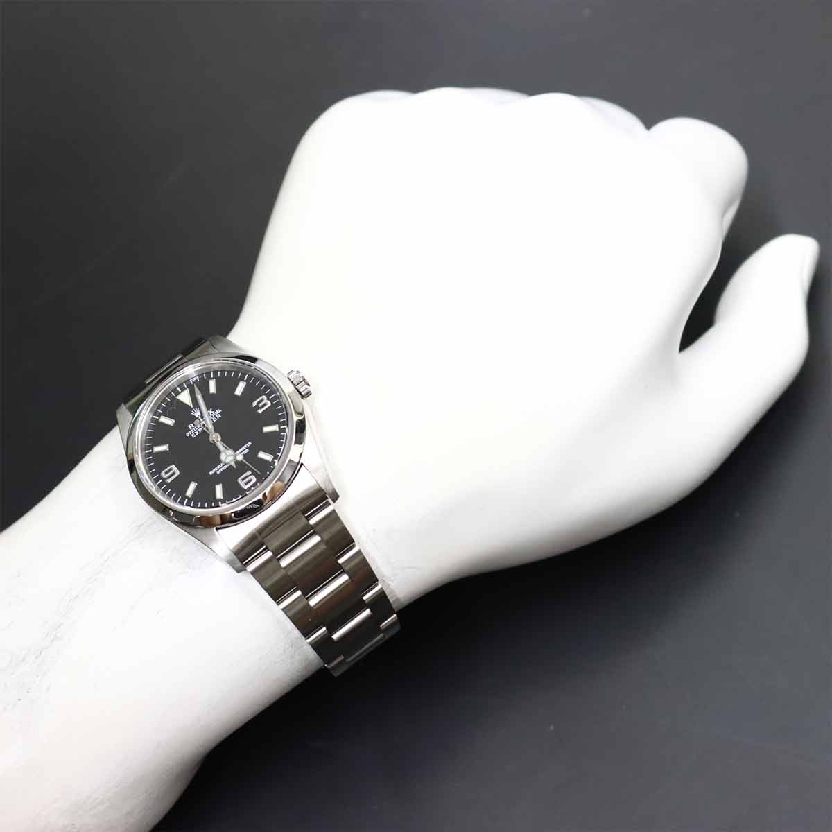 Explorer 1 14270 Serial P Automatic Black Dial Mens Watch