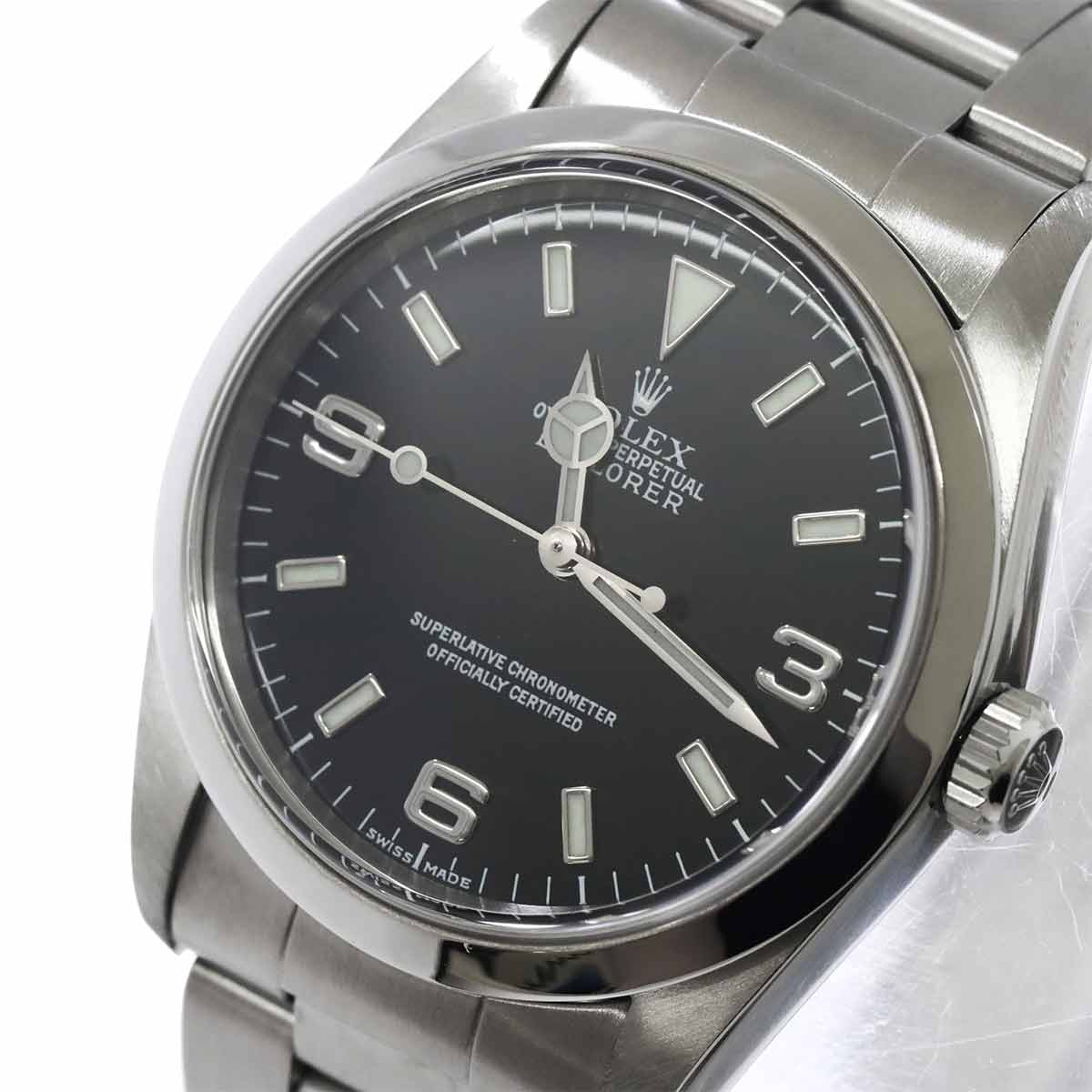 Explorer 1 14270 Serial P Automatic Black Dial Mens Watch
