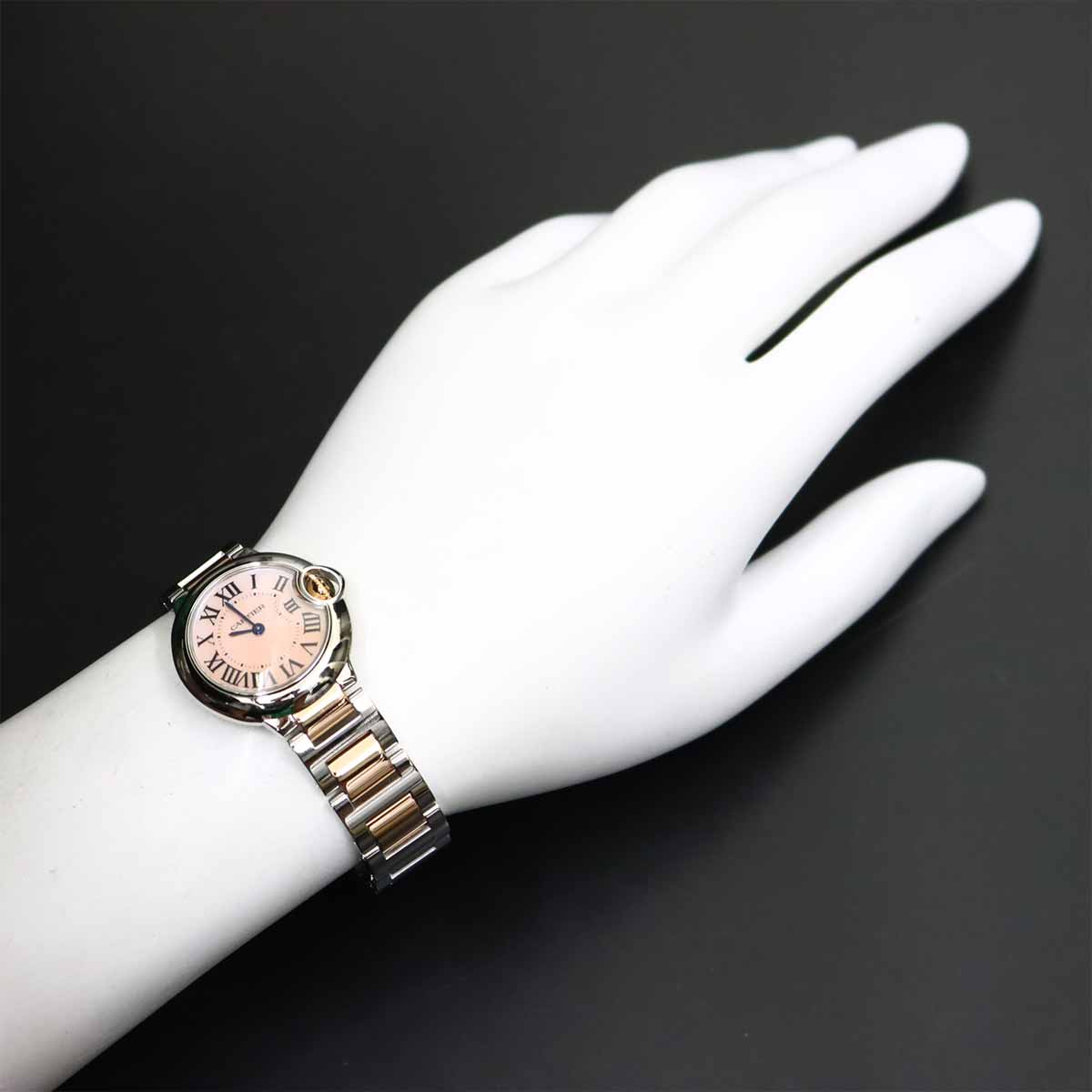 ballon bleu SM W6920034 Quartz PG Pink Shell Dial