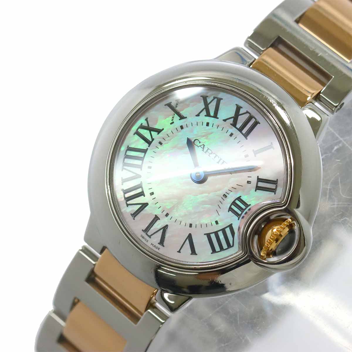 ballon bleu SM W6920034 Quartz PG Pink Shell Dial