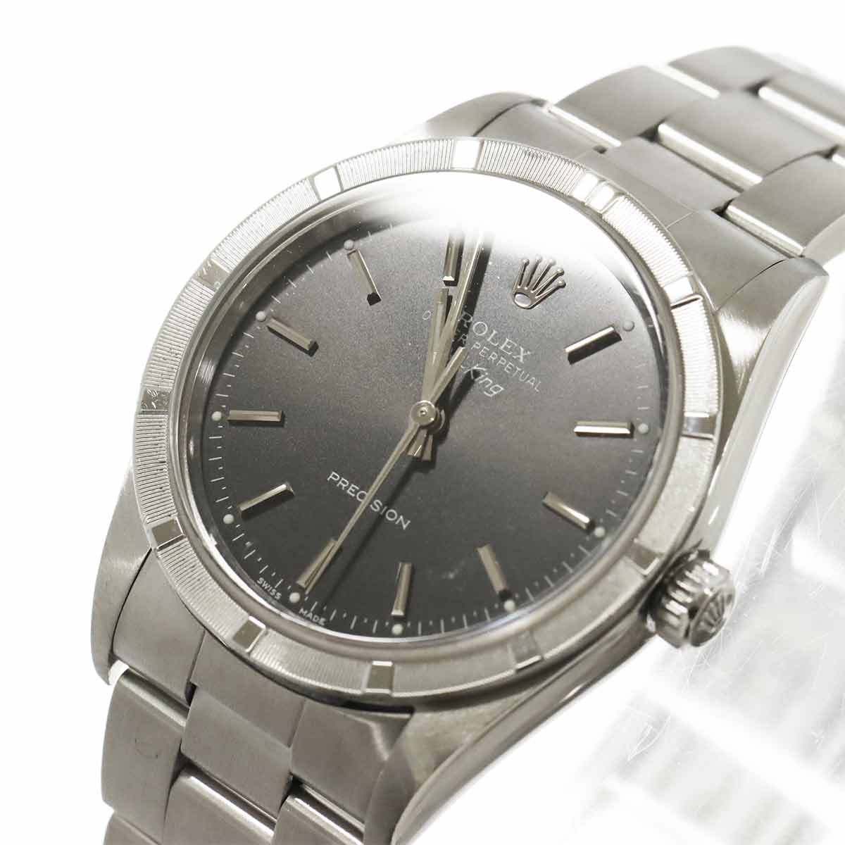 Air King Engine turned bezel 14010 Serial P Automatic Mens