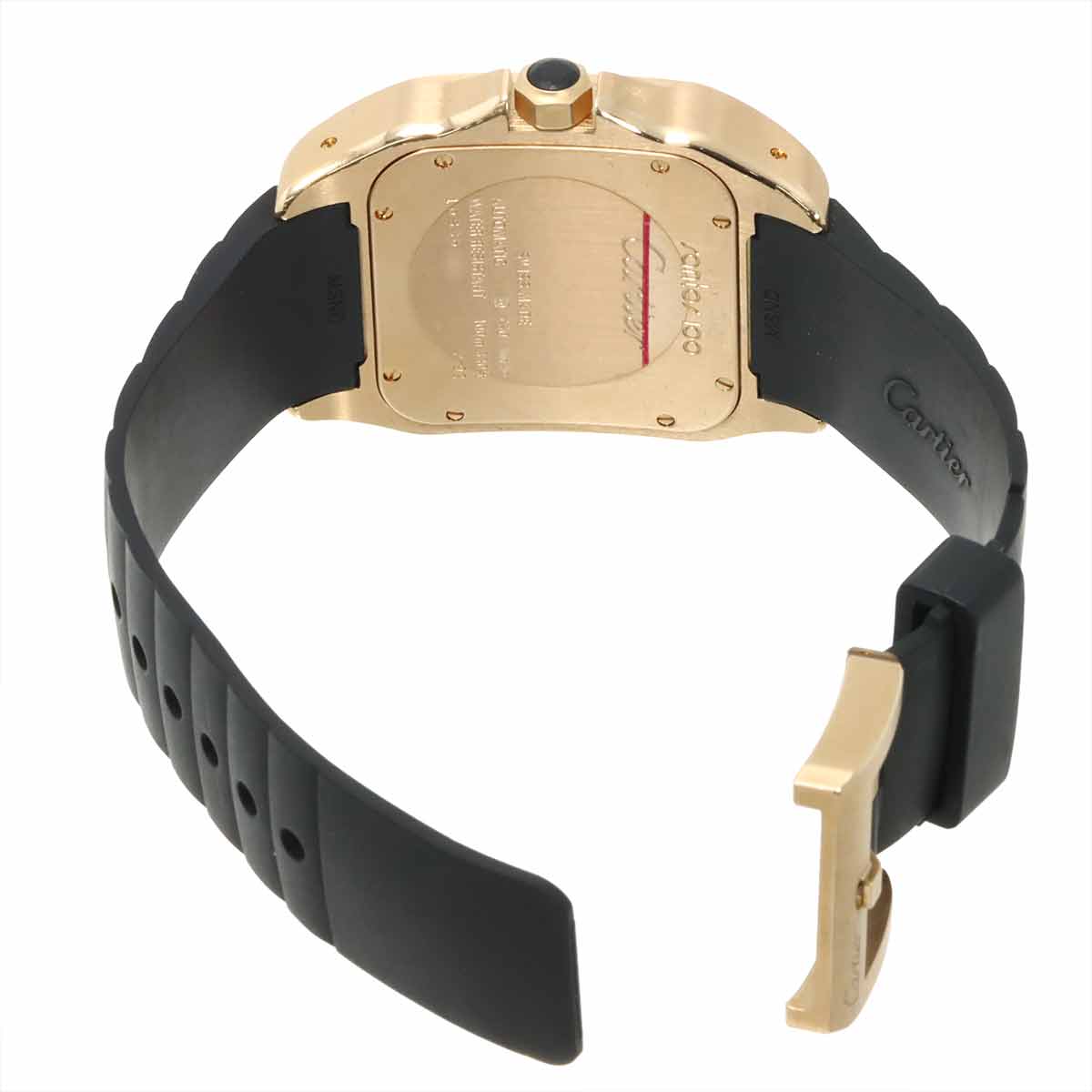Santos 100 LM W20124U2 Automatic 750PG Black Dial mens Watch