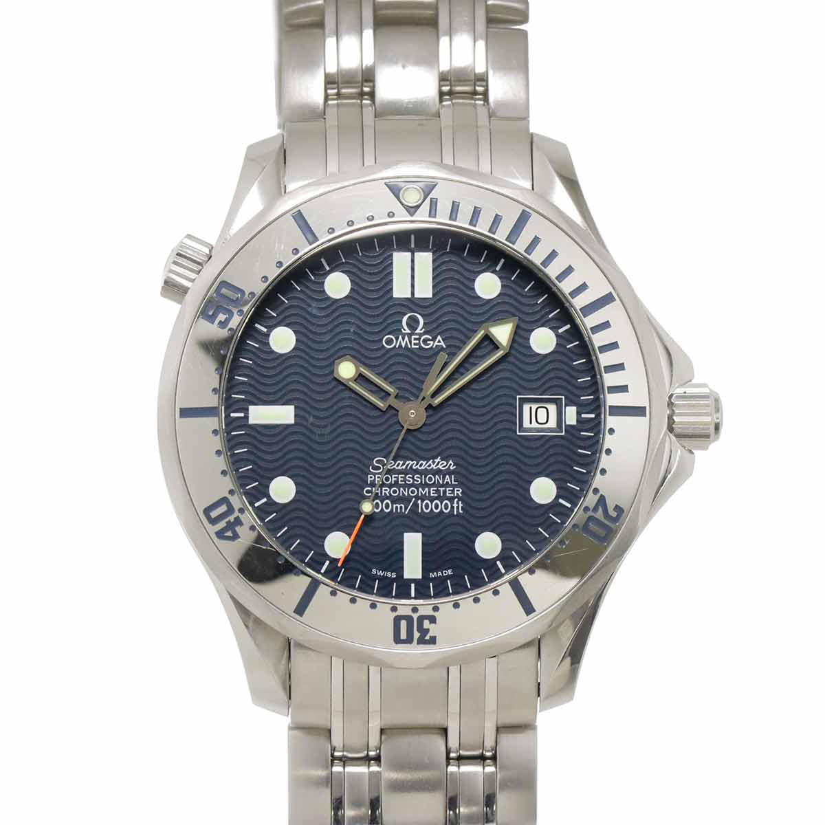 Seamaster 300 2532 80 Automatic Navy Dial Mens Watch