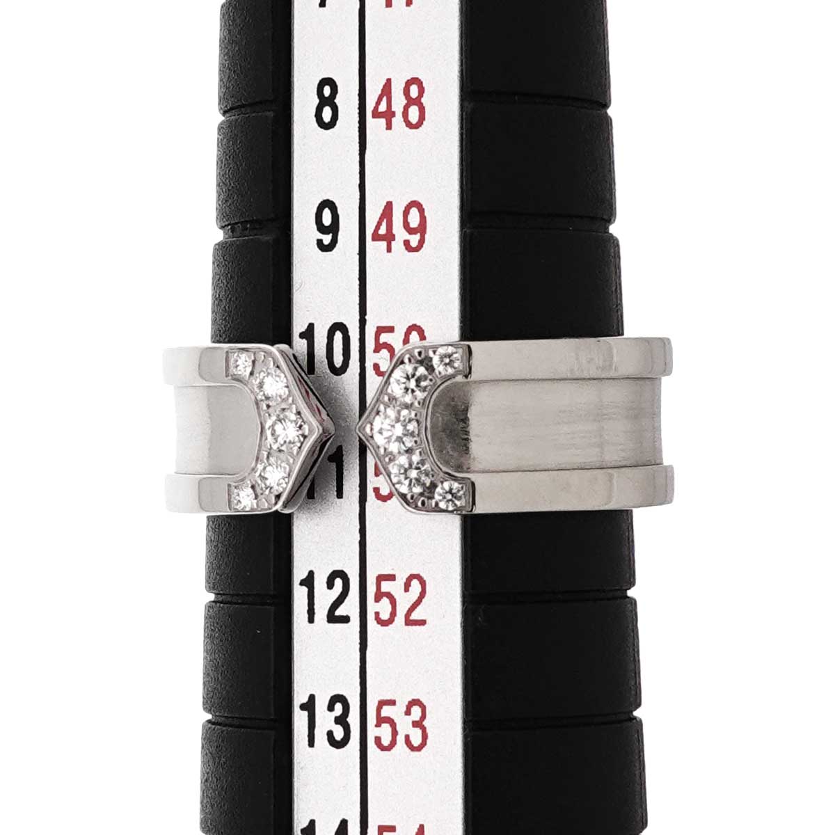 C2 2C Diamond SM Ring 18K WG 750 Size51 5.25(US)