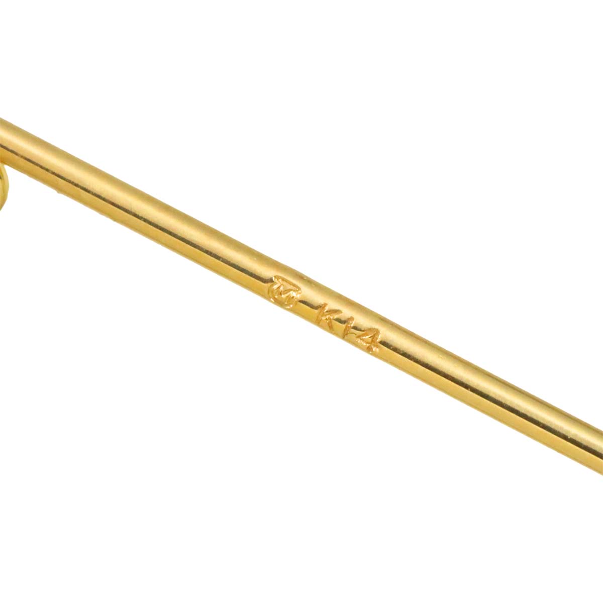 Akoya Pearl 4.9-4.5mm Pin Brooch 14K YG 585