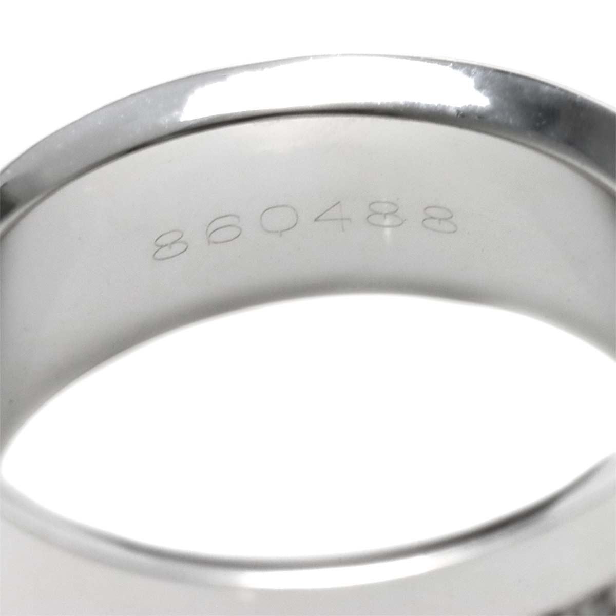 Liens Diamond Ring 18K White Gold 750 size52 6(US)