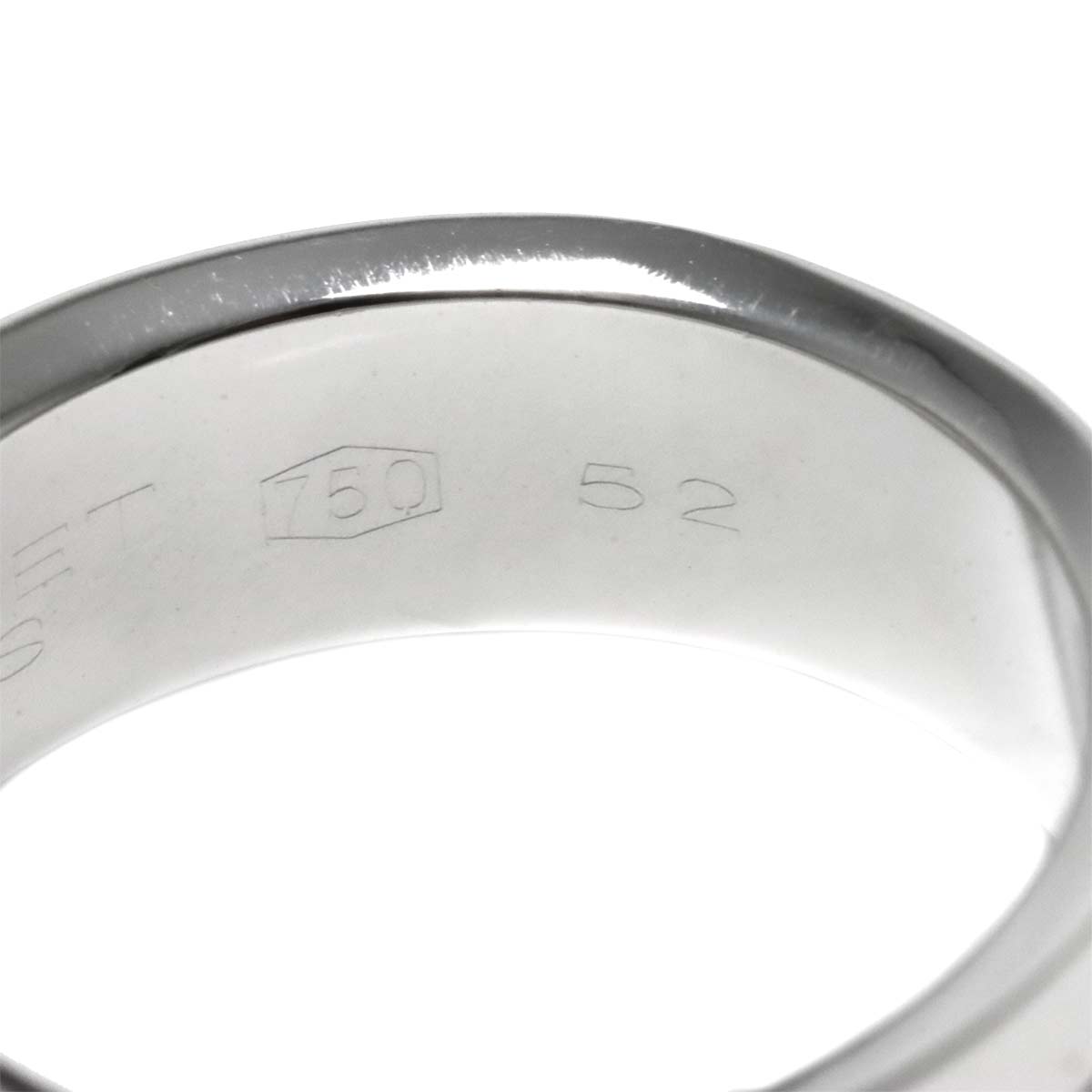 Liens Diamond Ring 18K White Gold 750 size52 6(US)