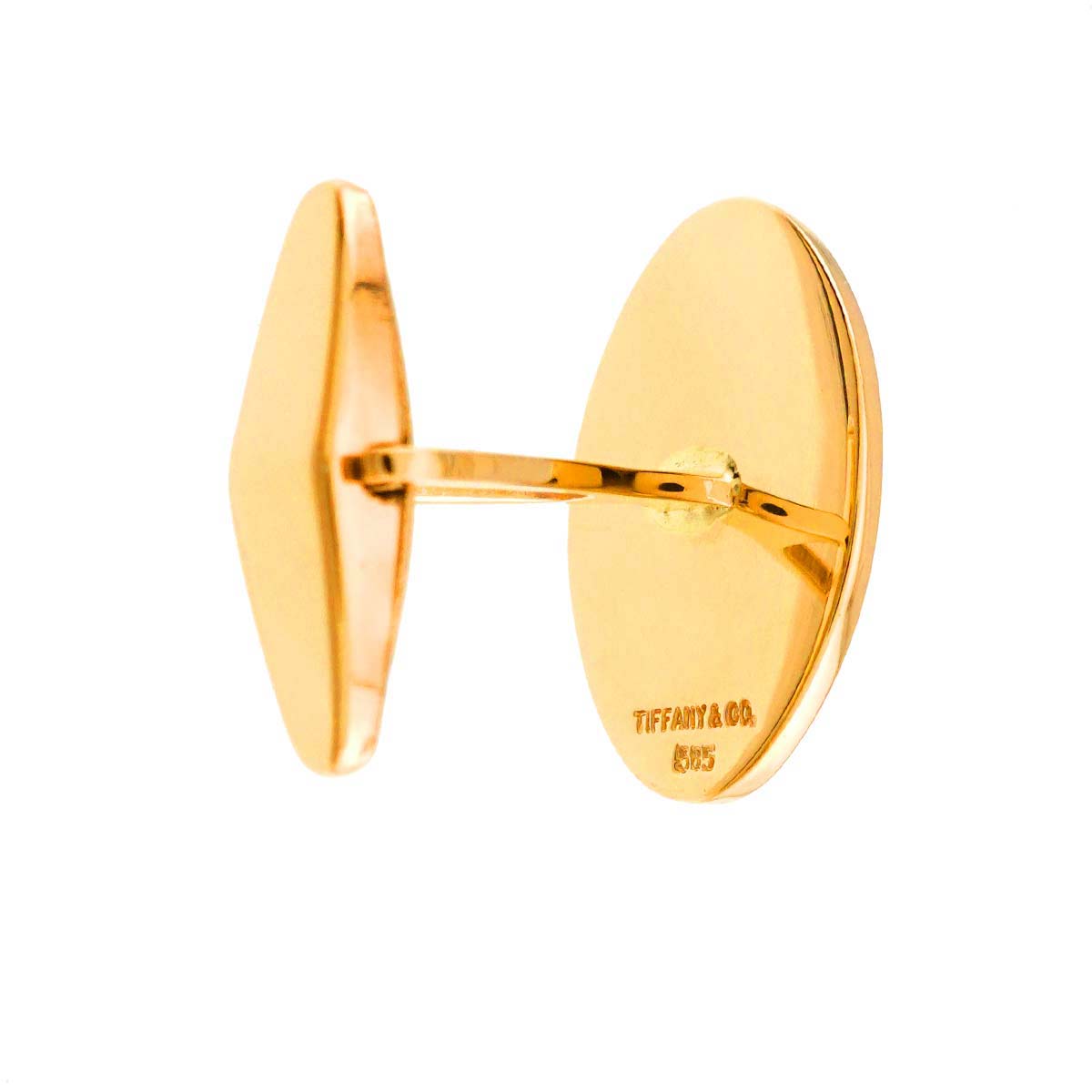 Cuff links 14K Yellow Gold 585