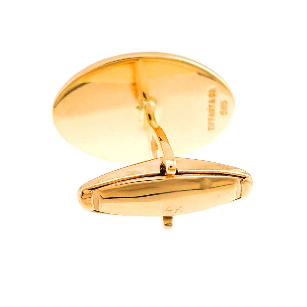 Cuff links 14K Yellow Gold 585