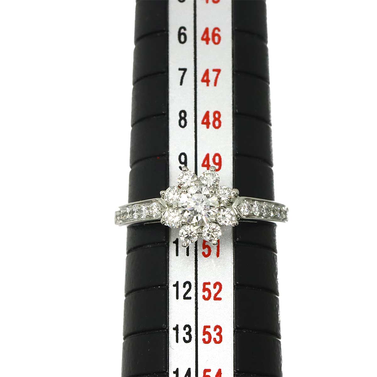 Flora Diamond Ring Pt Platinum Size5.25(US)