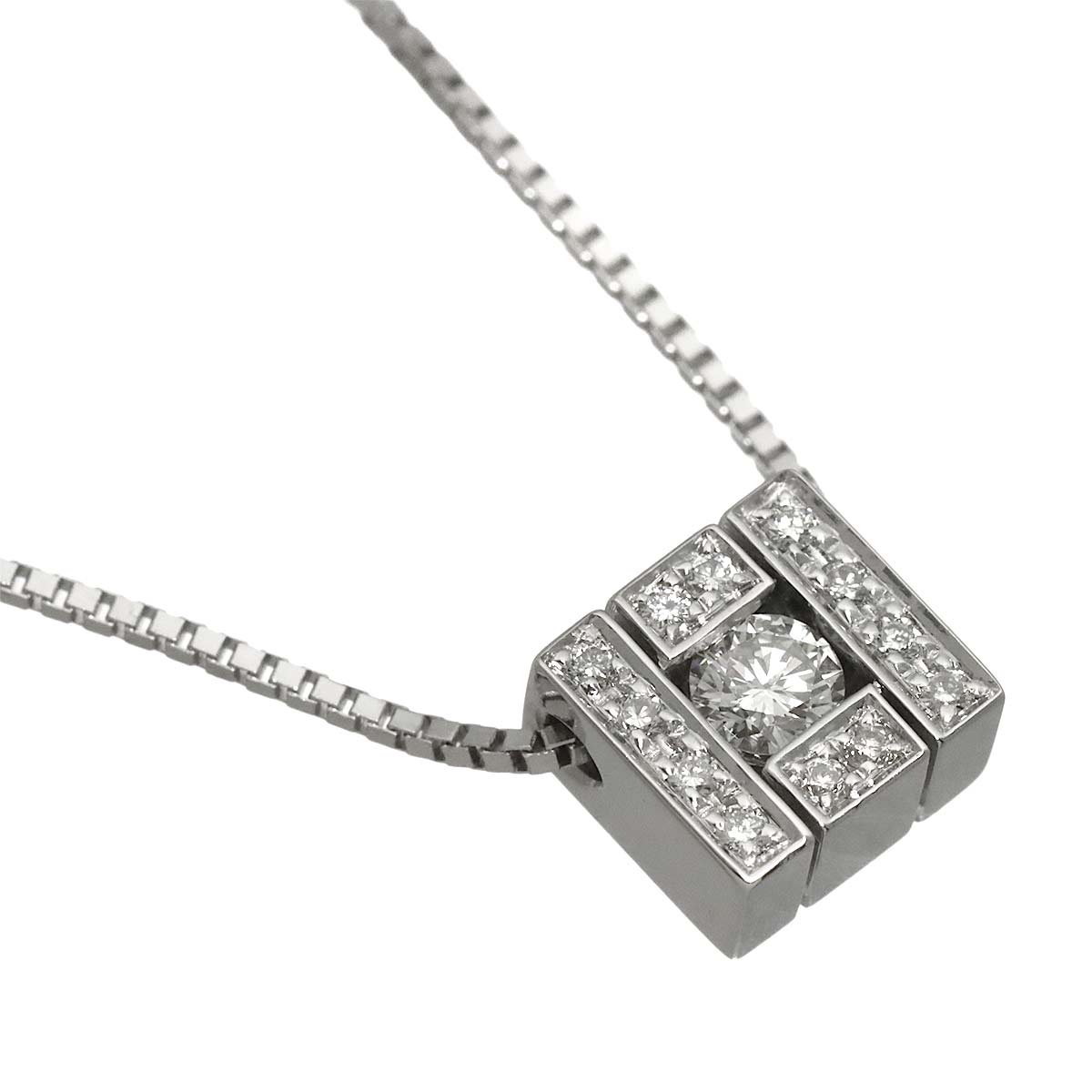 Belle Epoque Diamond Necklace XS 18K WG 750