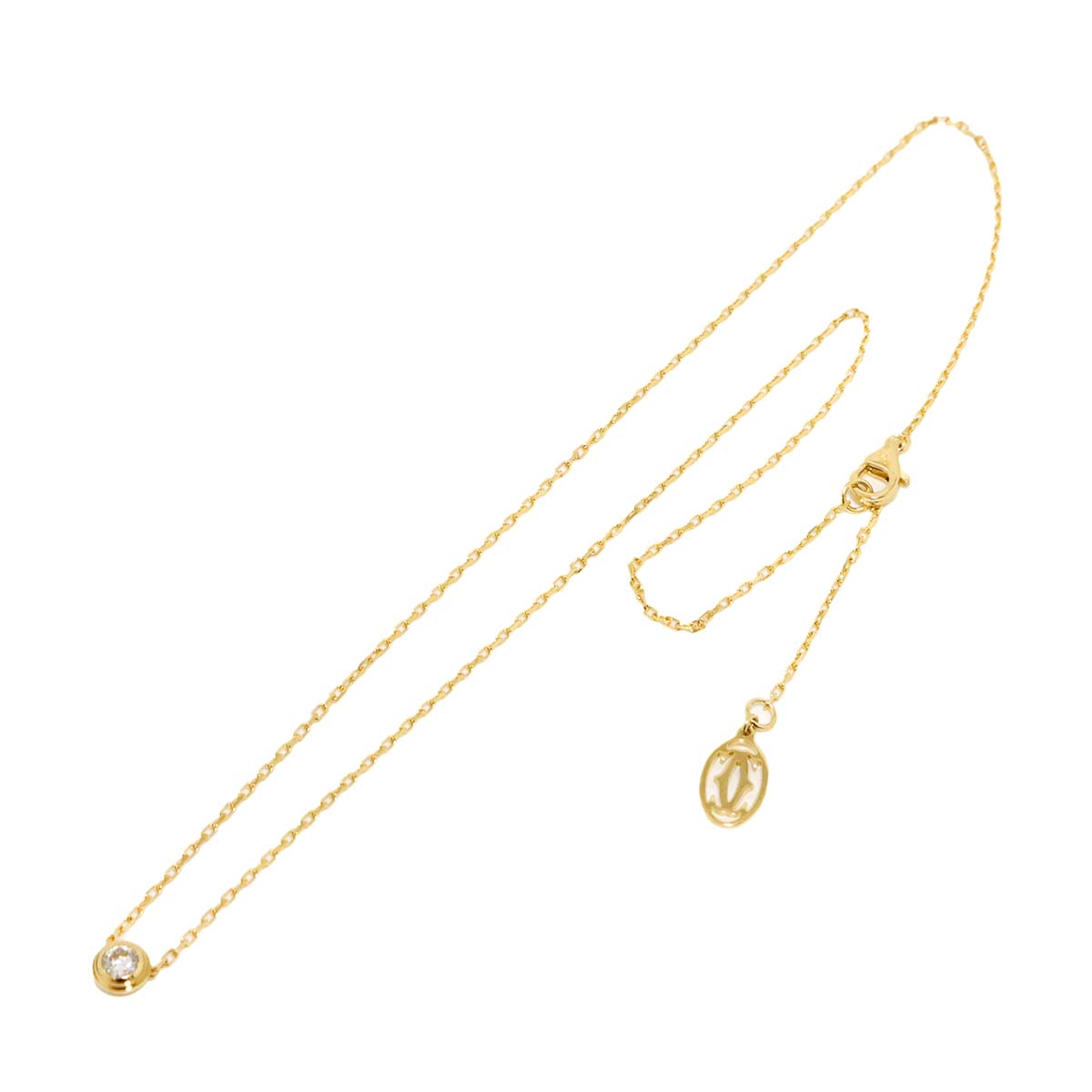 d Amour Diamond Necklace LM 18K Yellow Gold 750