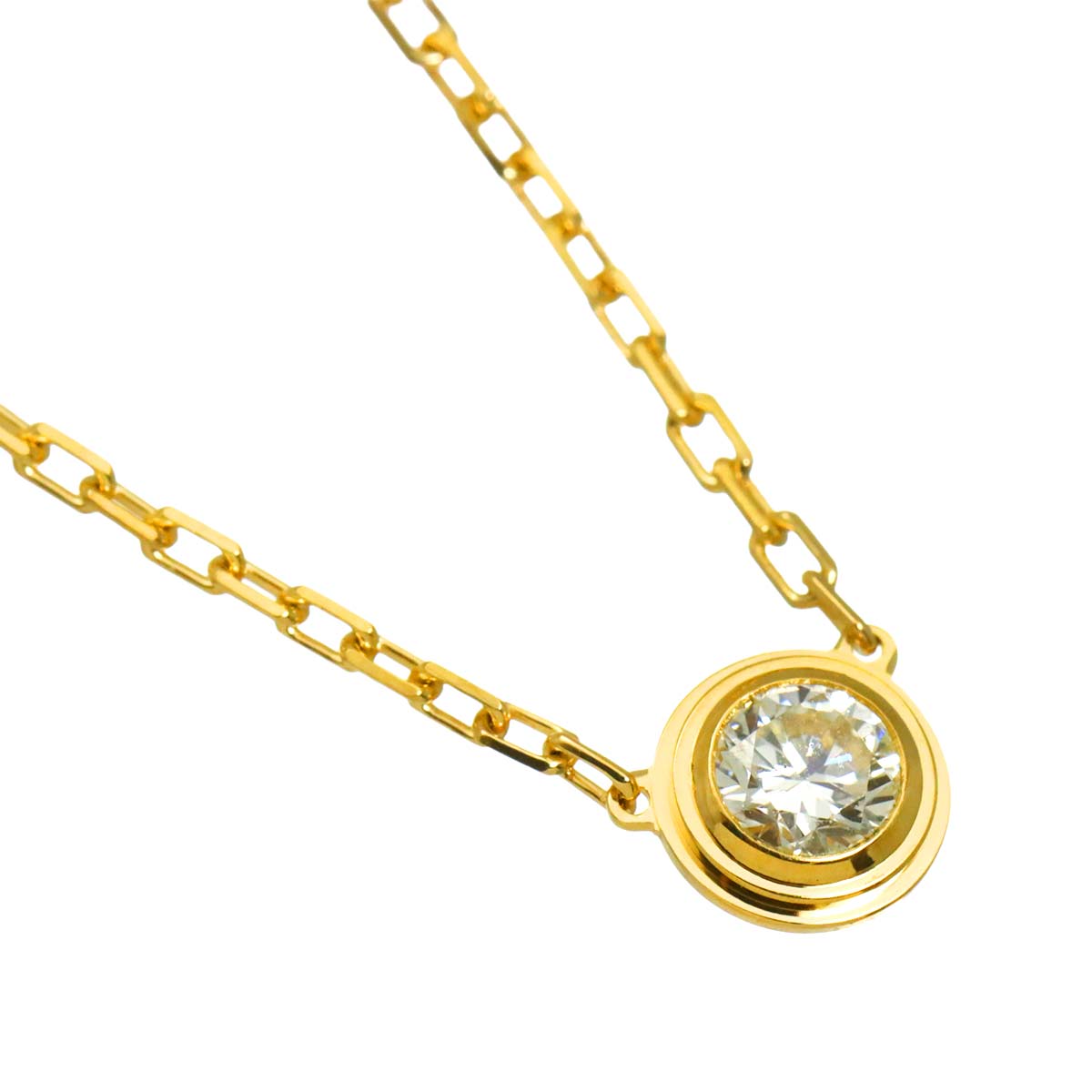 d Amour Diamond Necklace LM 18K Yellow Gold 750