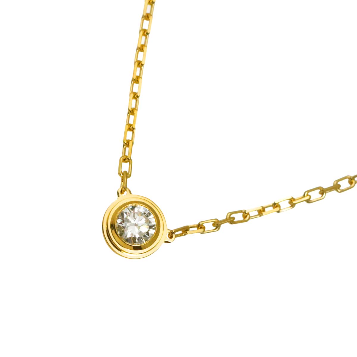 d Amour Diamond Necklace LM 18K Yellow Gold 750
