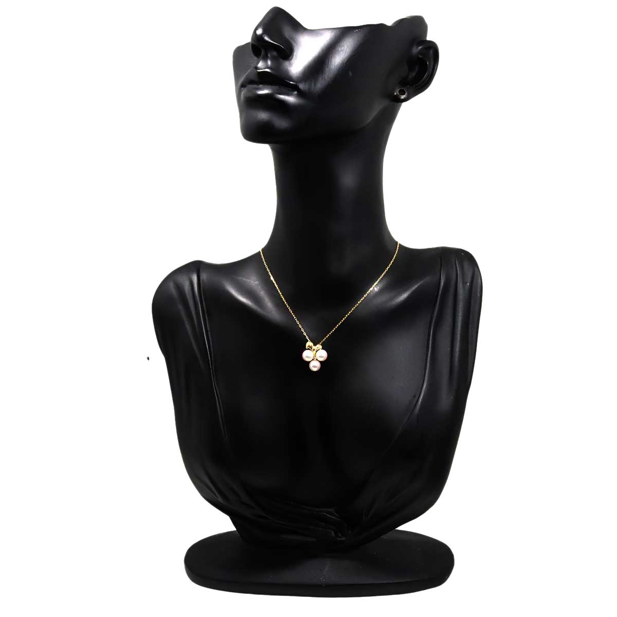 Akoya Pearl 6.0mm Diamond Necklace 18K YG 750