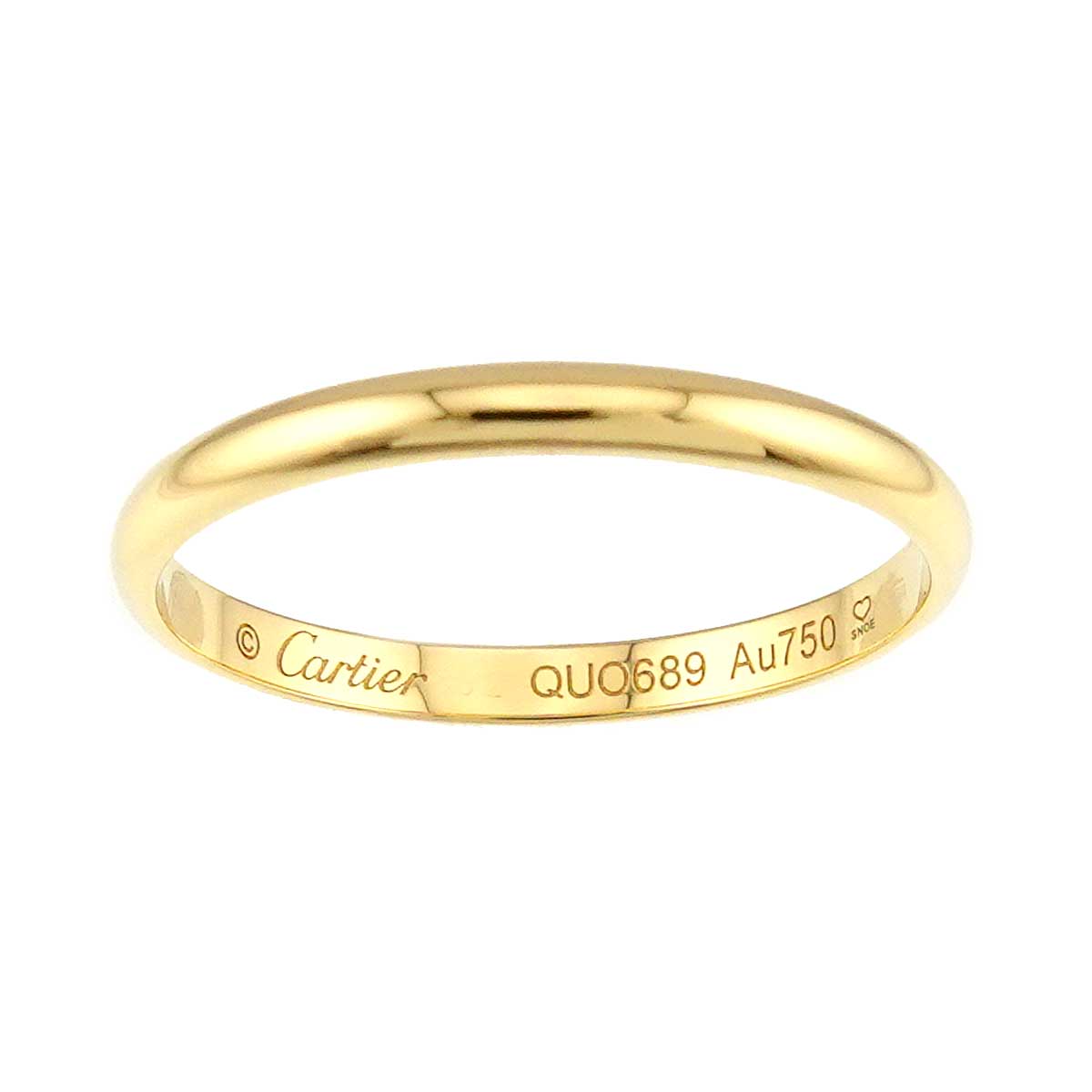 1895 Classic Band Ring 18K YG 750 size62 9.75-10(US)