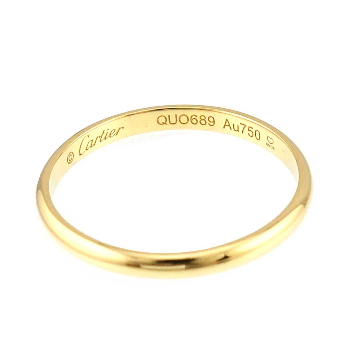 1895 Classic Band Ring 18K YG 750 size62 9.75-10(US)