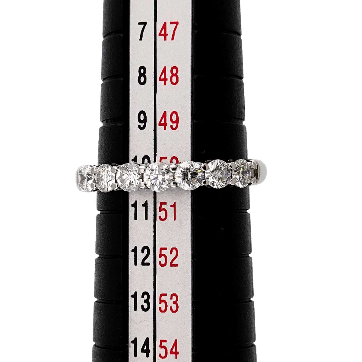 Forever Half Diamond Ring Platinum size5.25(US)