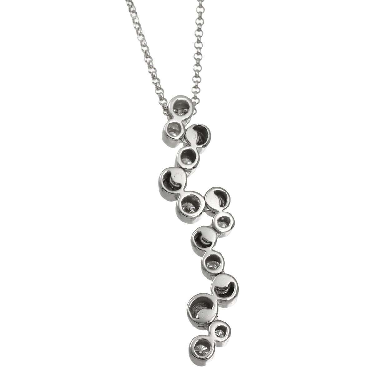 Diamond 0.30ct Necklace 18K WG White Gold 750