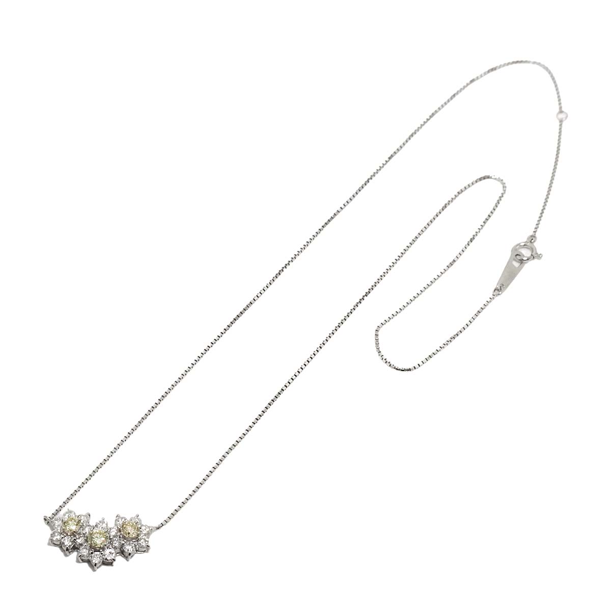 Diamond 1.00ct Necklace Pt Platinum