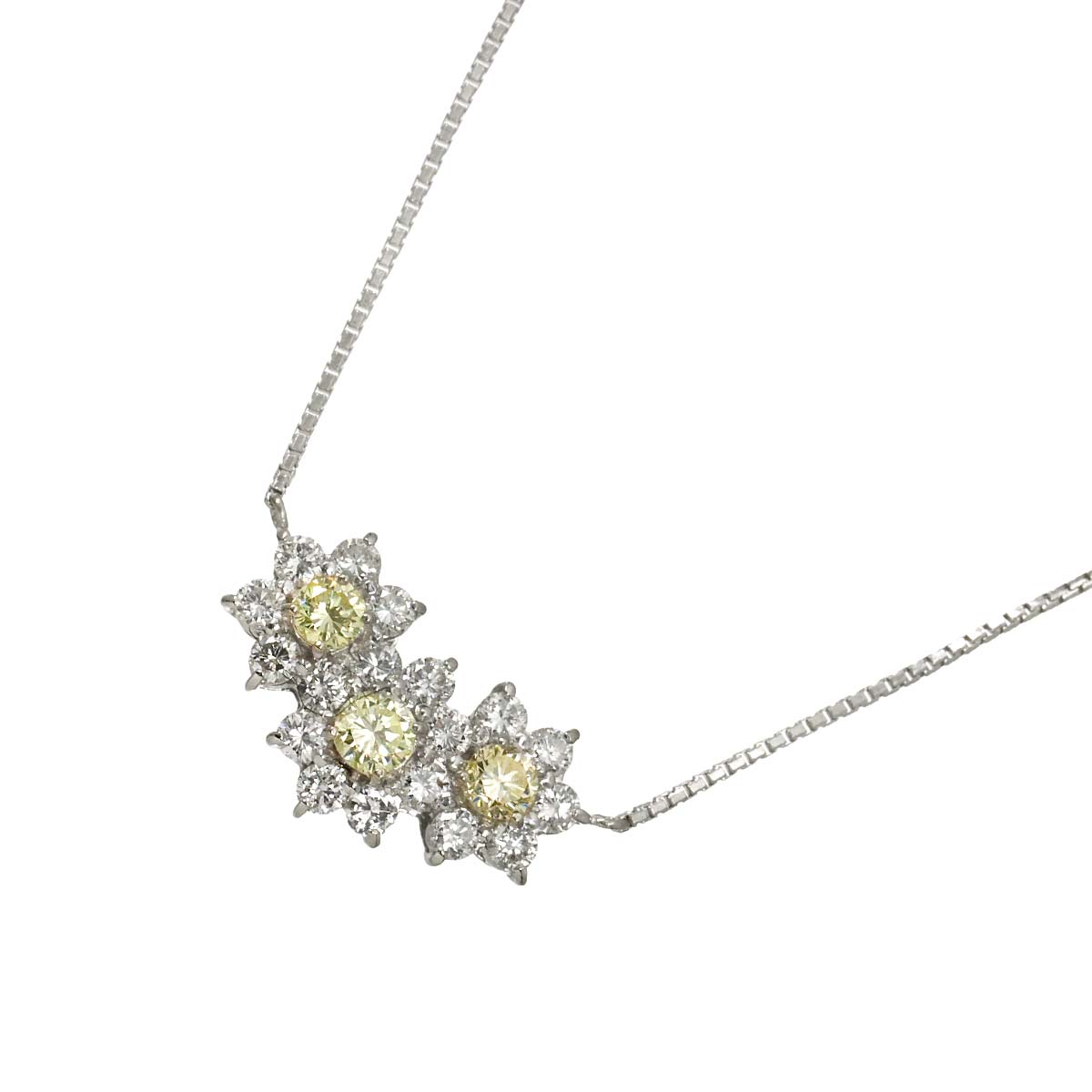 Diamond 1.00ct Necklace Pt Platinum