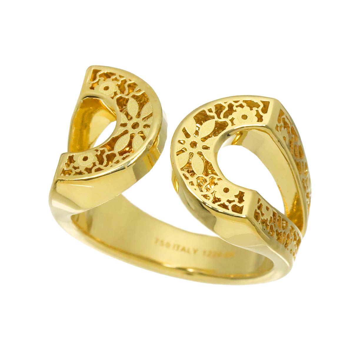 Ring 18K YG 750 Size6.5-6.75(US)