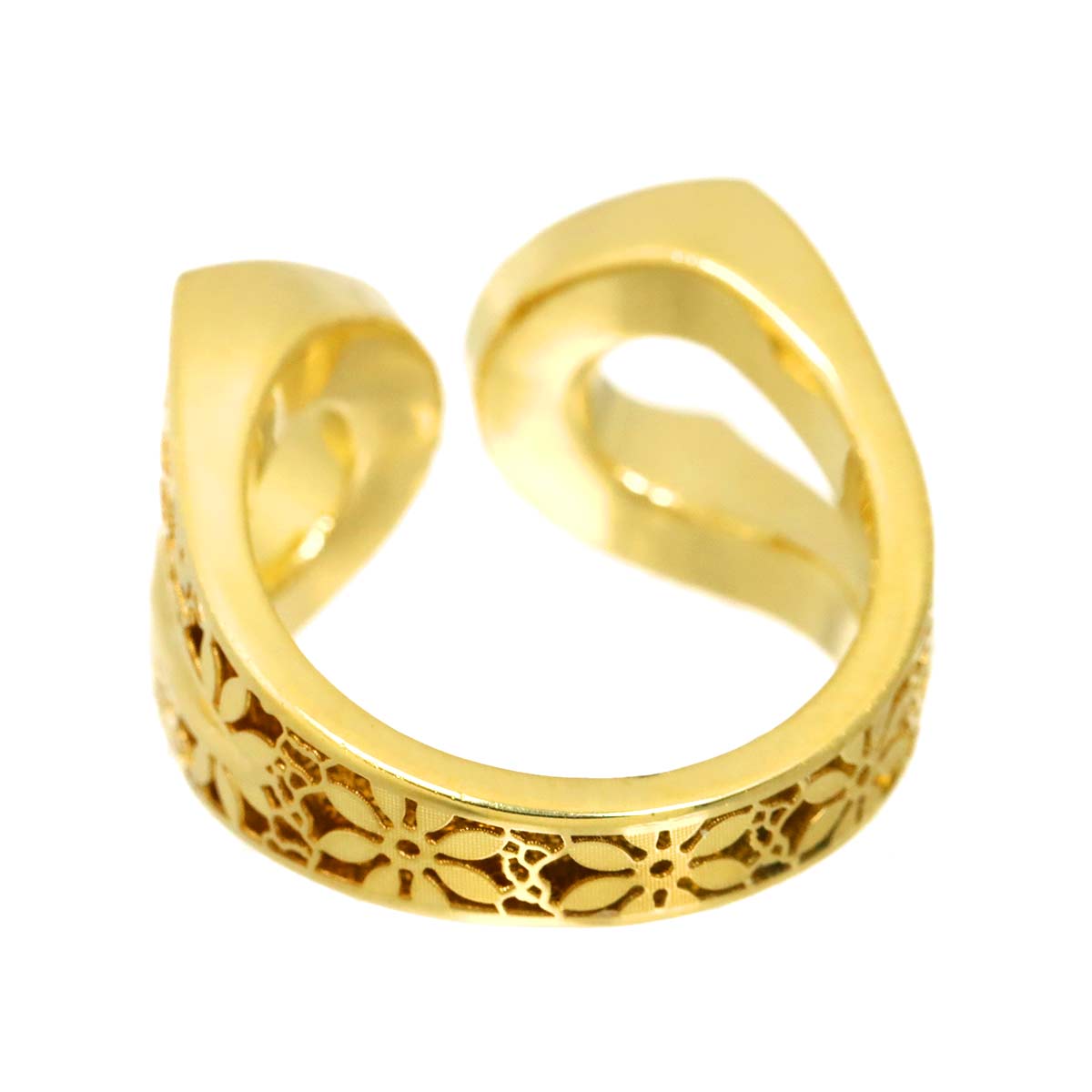 Ring 18K YG 750 Size6.5-6.75(US)