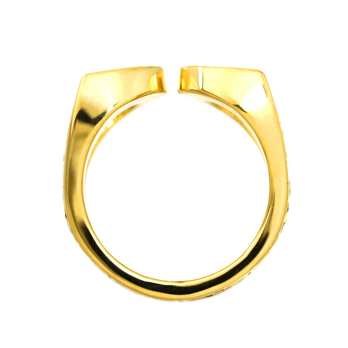 Ring 18K YG 750 Size6.5-6.75(US)