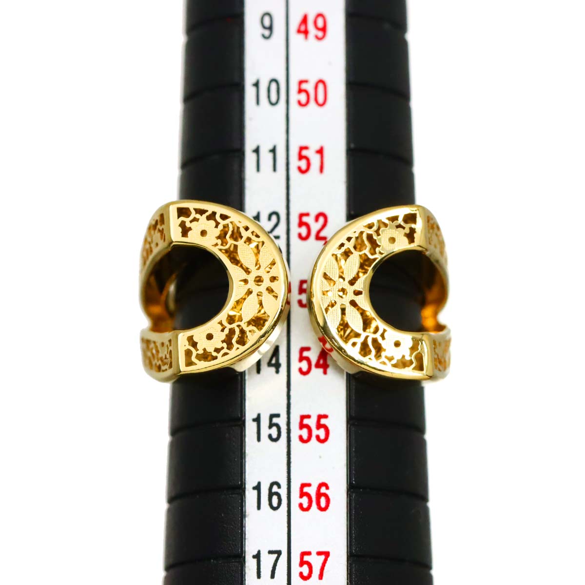 Ring 18K YG 750 Size6.5-6.75(US)