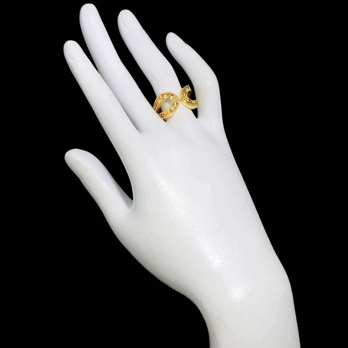 Ring 18K YG 750 Size6.5-6.75(US)