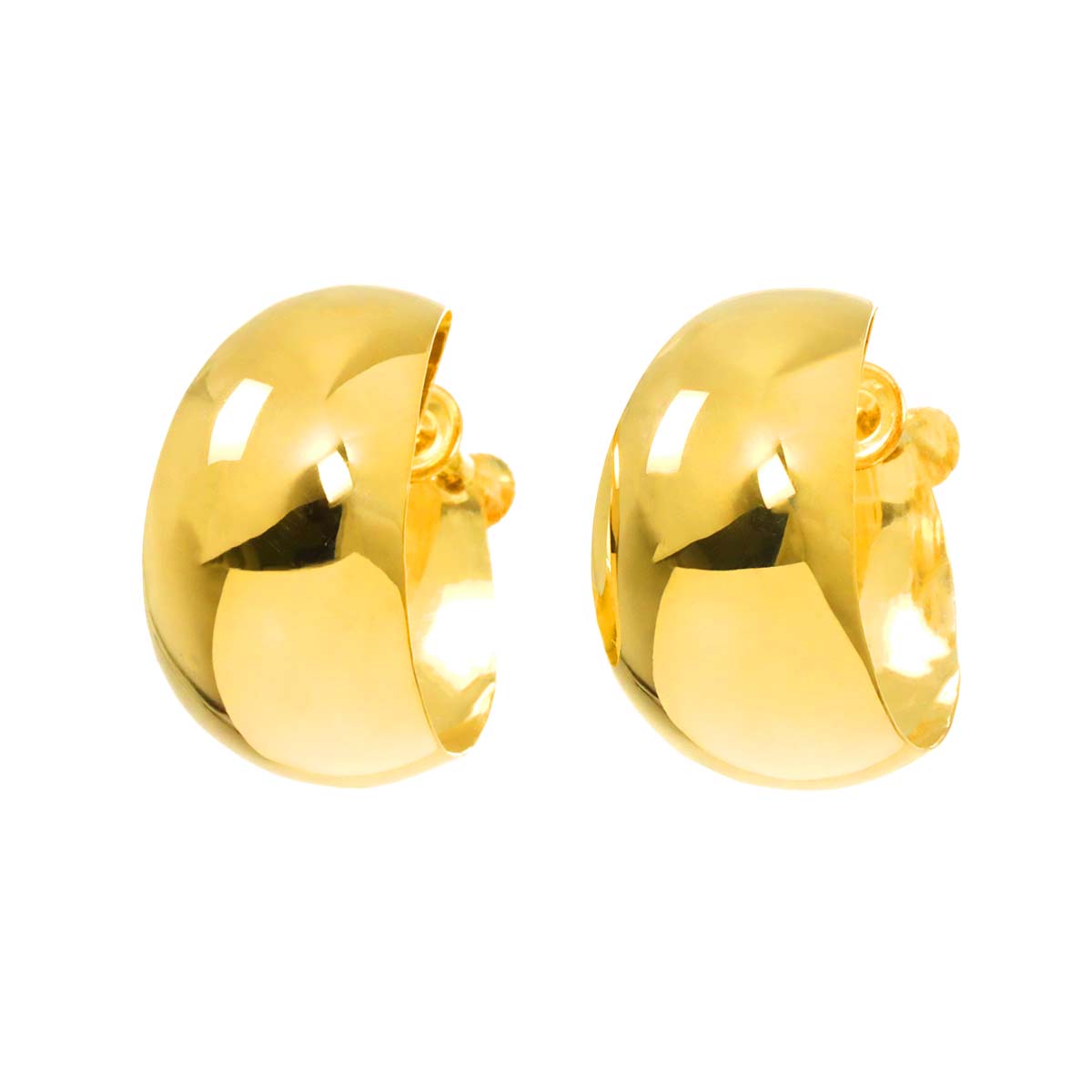 Earrings 18K K18 YG 750