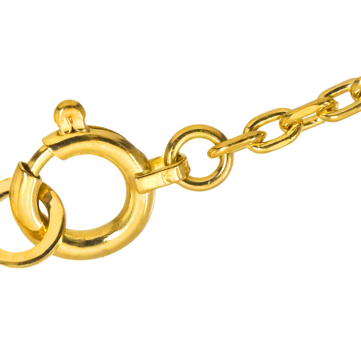 Necklace 18K K18 YG Yellow Gold 750