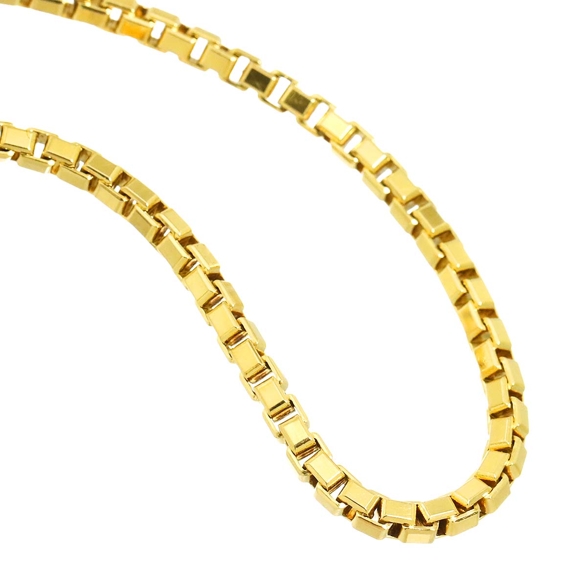 Venetian Necklace 18K K18 YG Yellow Gold 750
