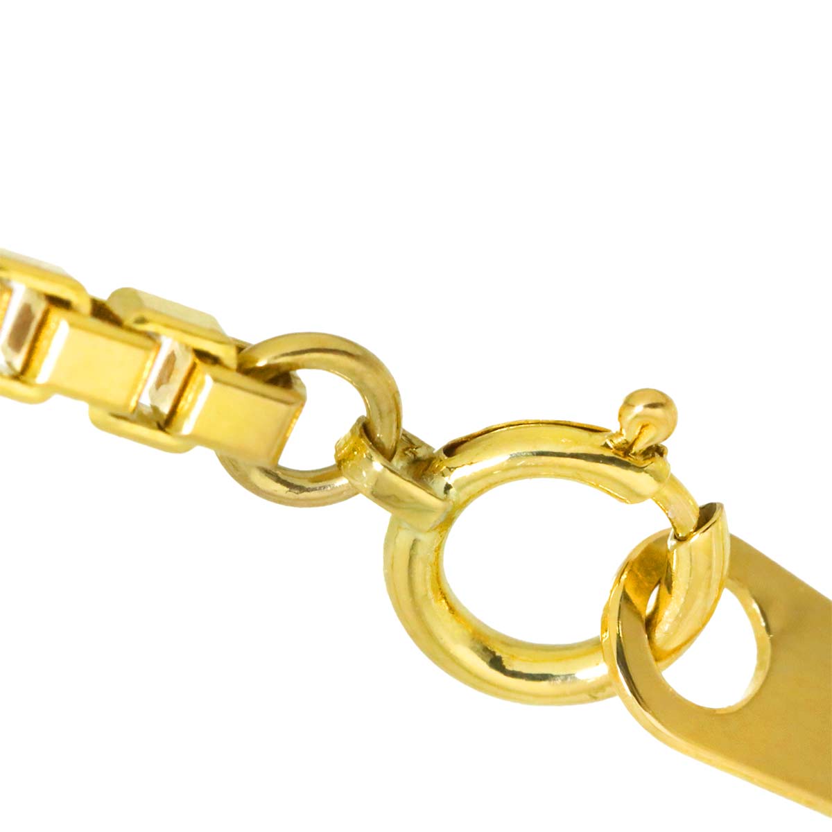 Venetian Necklace 18K K18 YG Yellow Gold 750