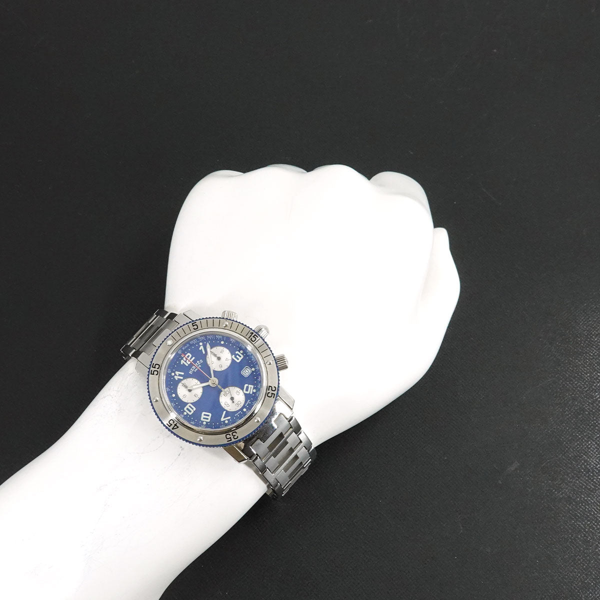Clipper Diver CL2 917 Chronograph Quartz Blue Dial Mens