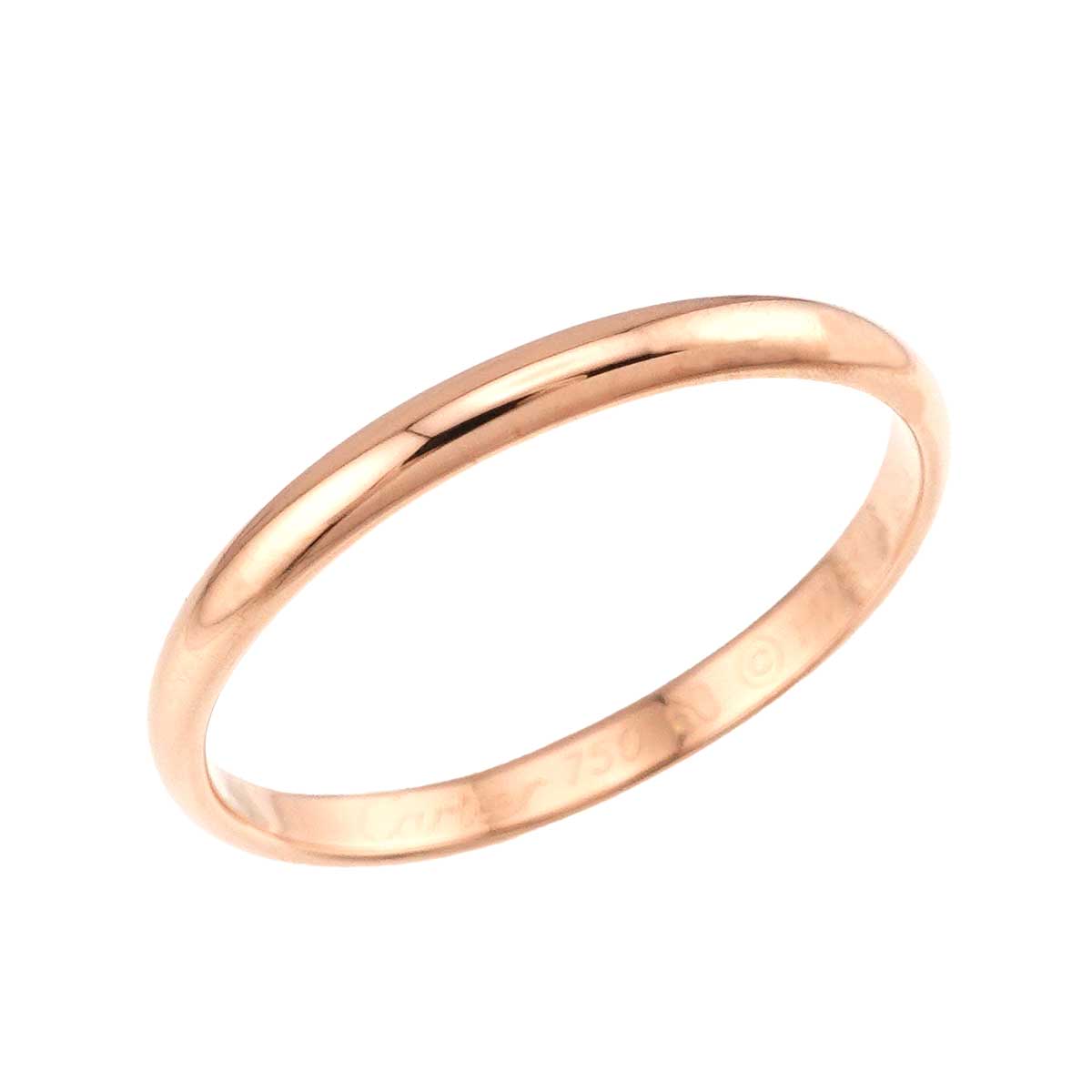 Classic Ring 18K Pink Gold 750 Size60 8.75-9(US)