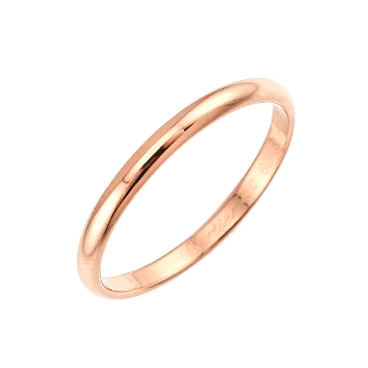 Classic Ring 18K Pink Gold 750 Size60 8.75-9(US)