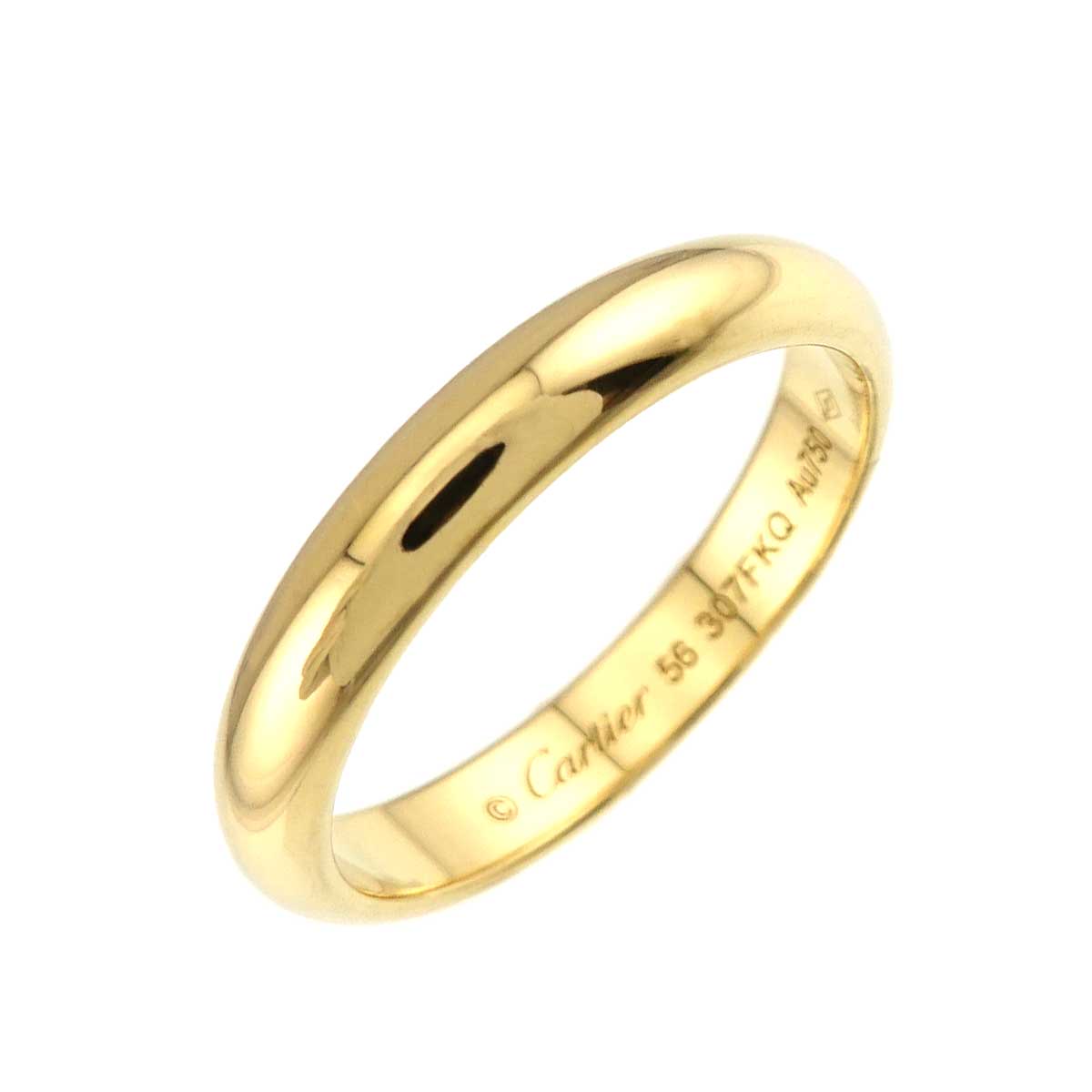 Classic Ring 18K Yellow Gold 750 size56 7.25-7.5(US)