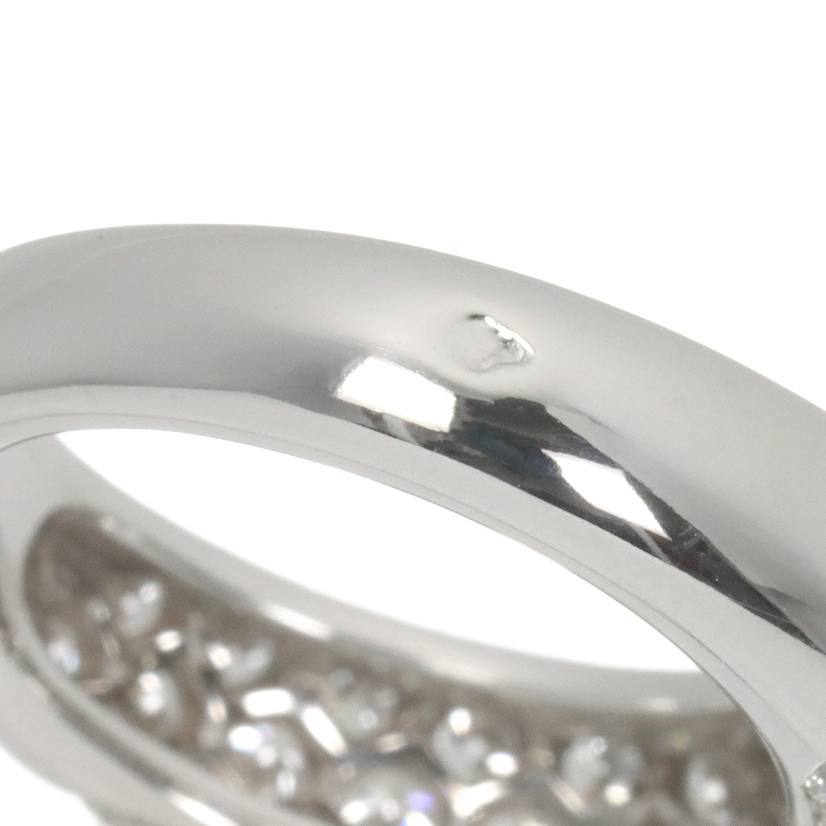Diamond Ring 18K White Gold 750 size45 3.25(US)