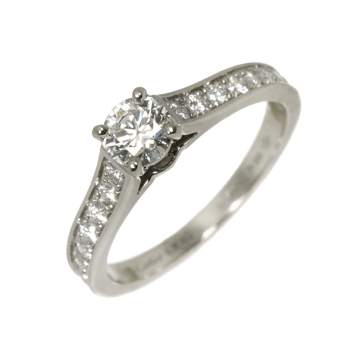 Diamond 0.31ct Ring Platinum size47 4(US)