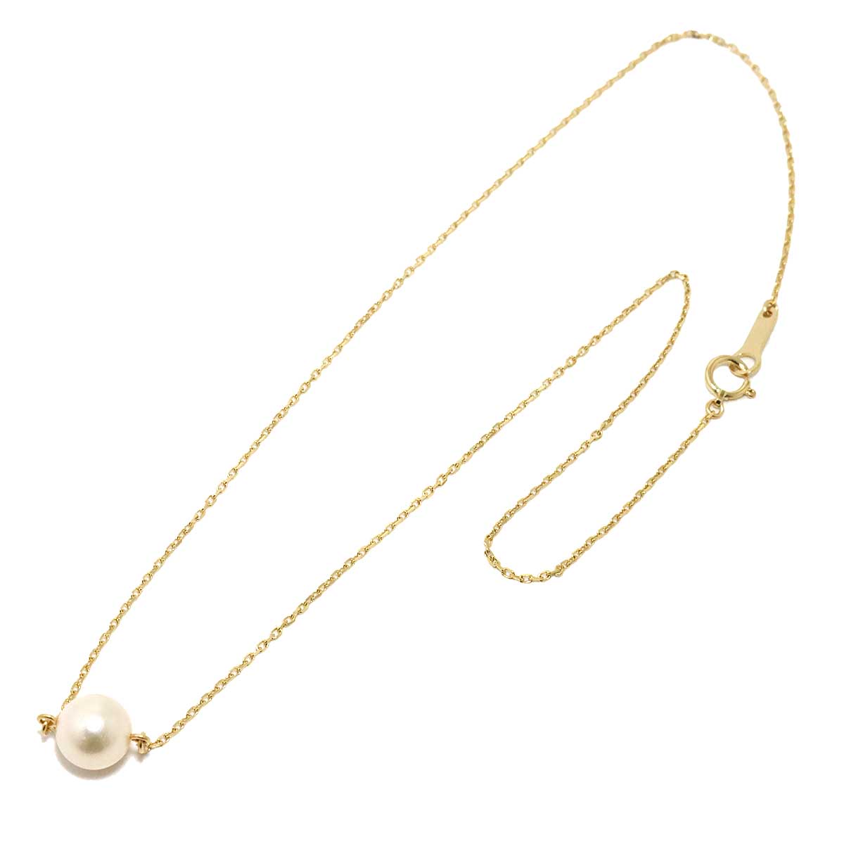 Akoya Pearl 8.2mm Necklace 18K YG 750