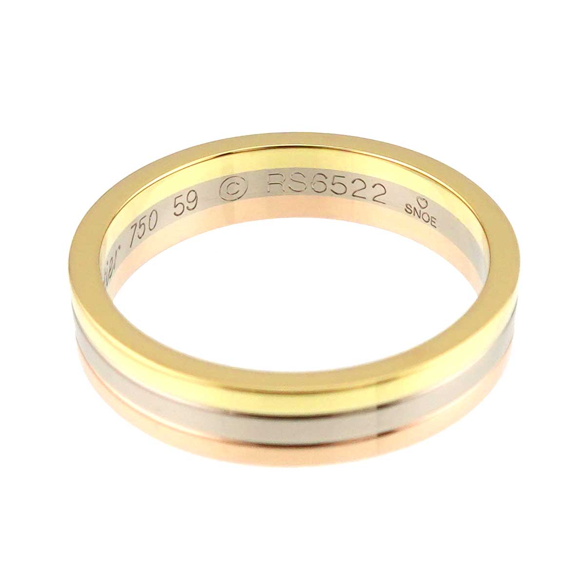 Vendome Ring 18K YG WG PG 750 size59 8.25-8.75(US)