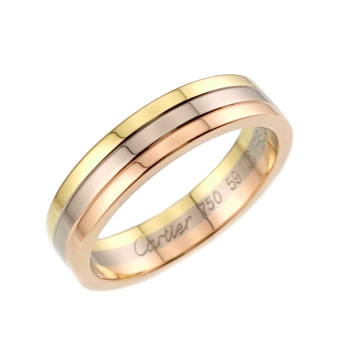 Vendome Ring 18K YG WG PG 750 size59 8.25-8.75(US)